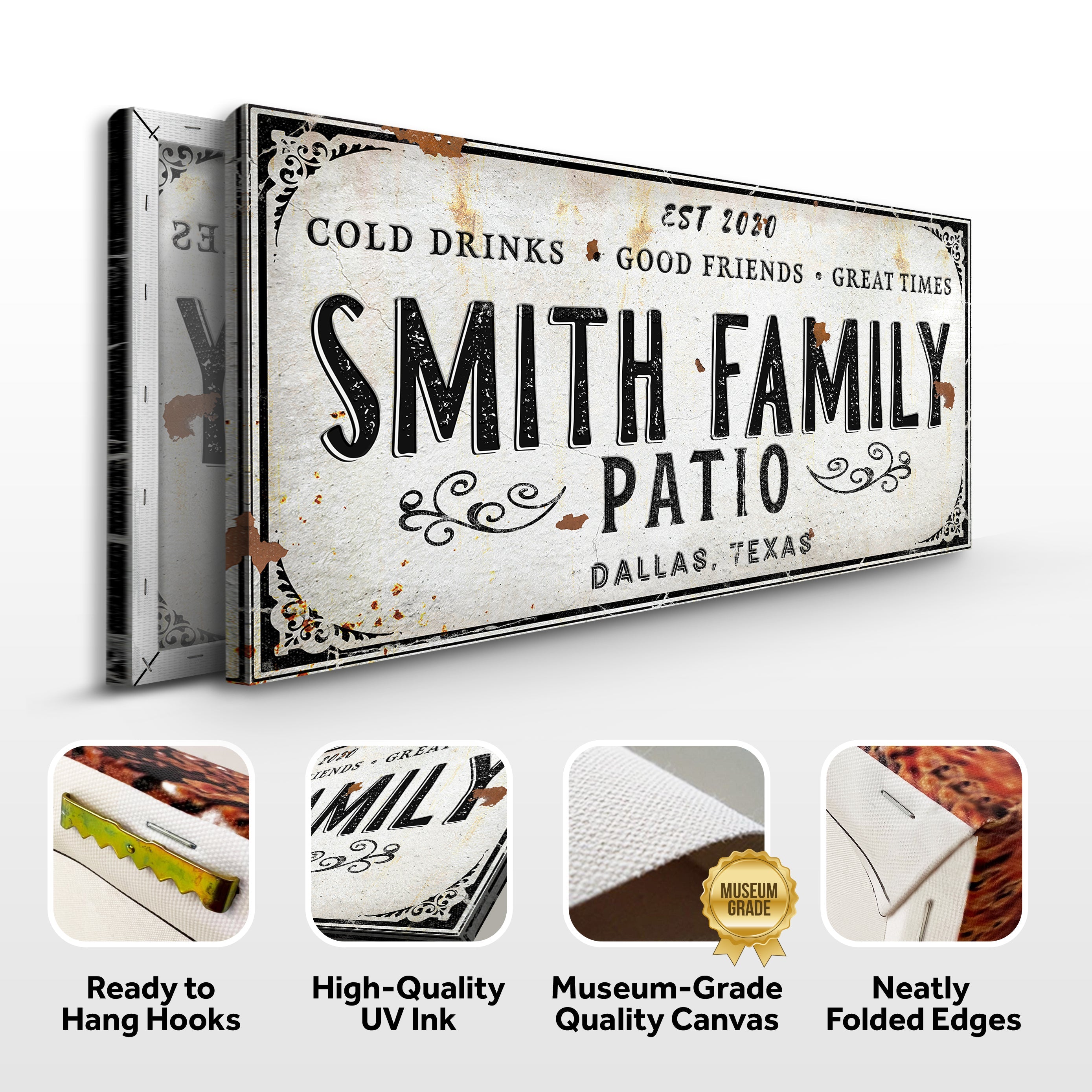Family Patio Sign